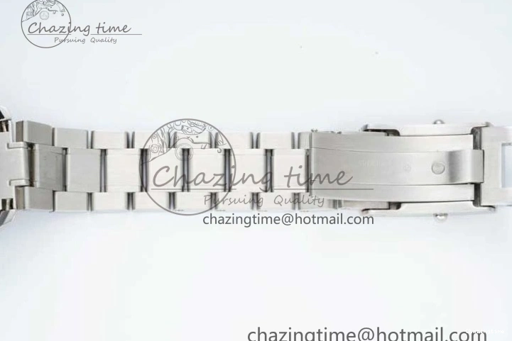 1222 UrbanChic Speedmaster Racing Master SS HKF Best Edition Blue Black Dial on SS Bracelet A 7808